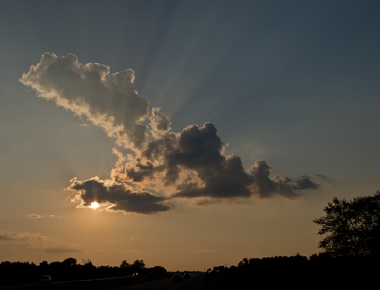 clouds and rays original